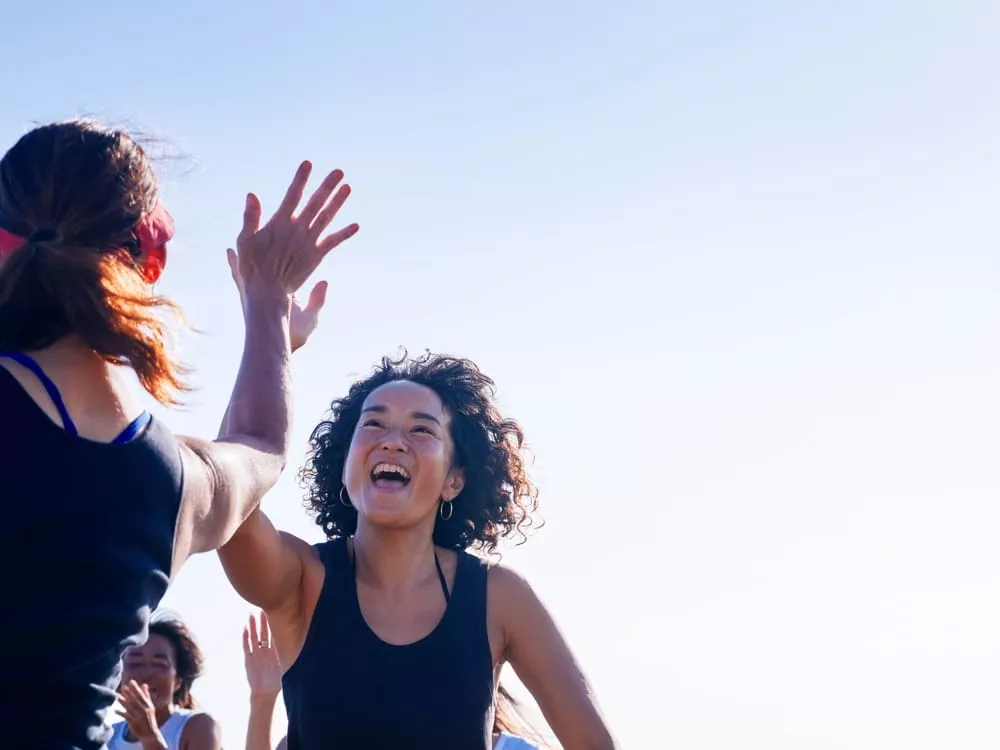 Active woman outdoors